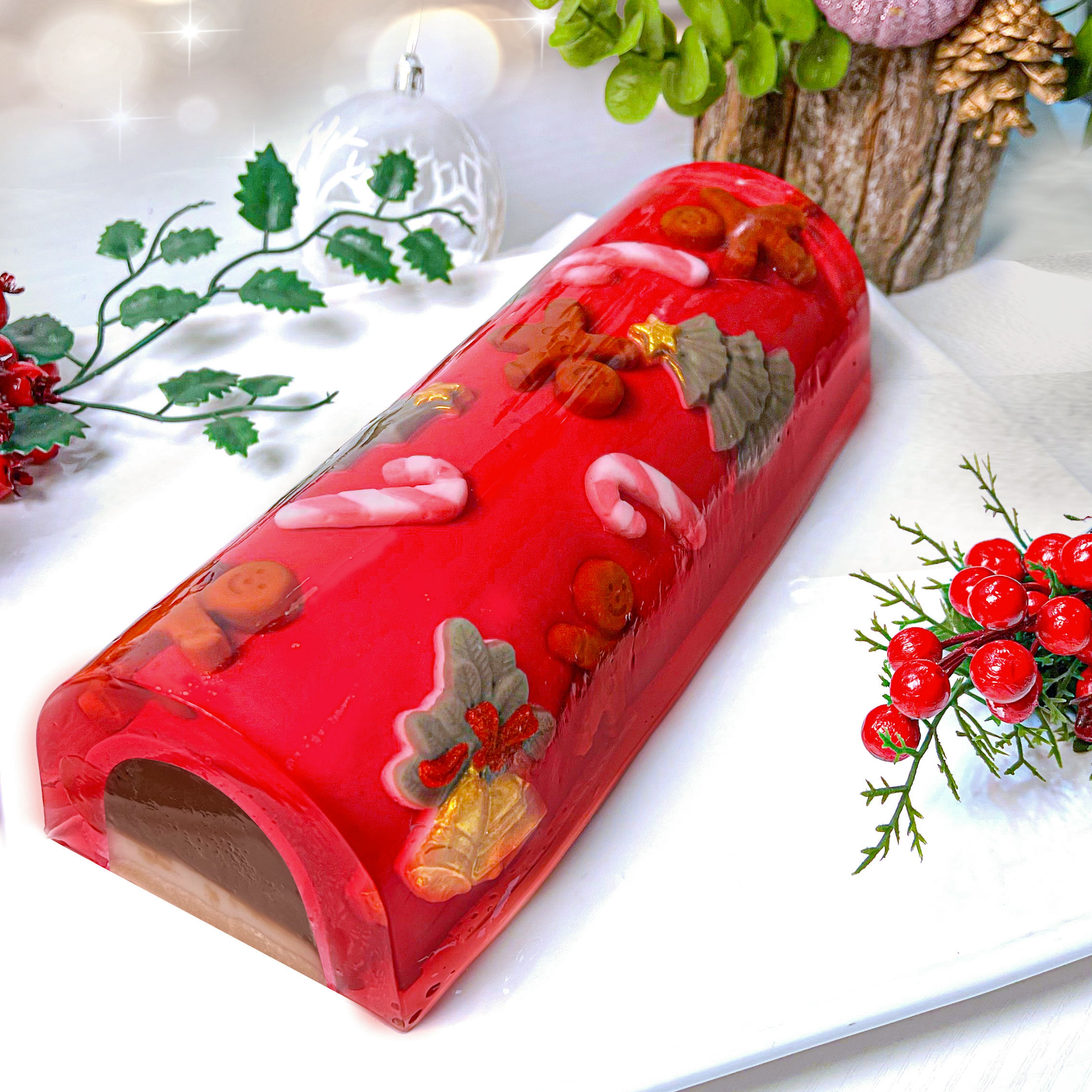 Jolly Christmas Log