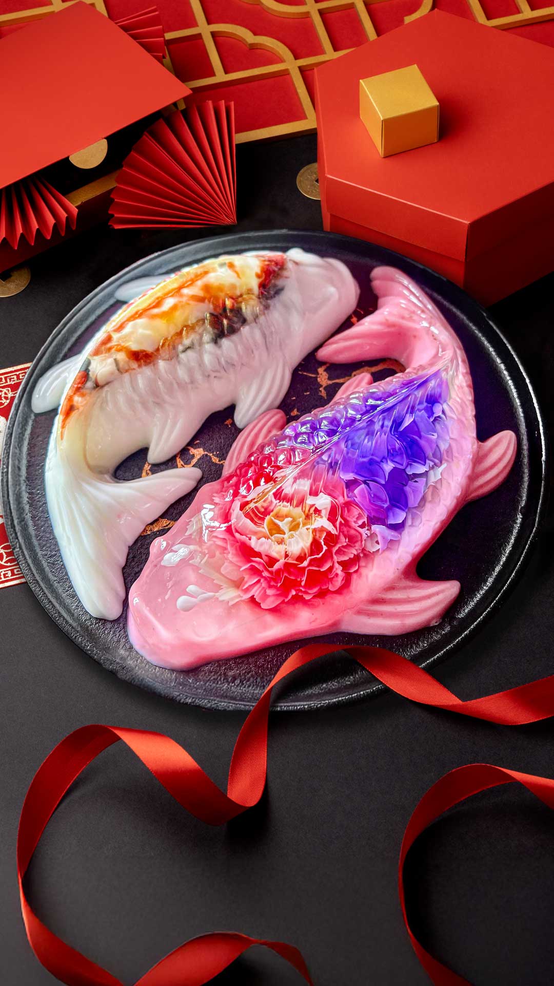 JoyousJellyArt Chinese New Year Collection Prosperity Koi
