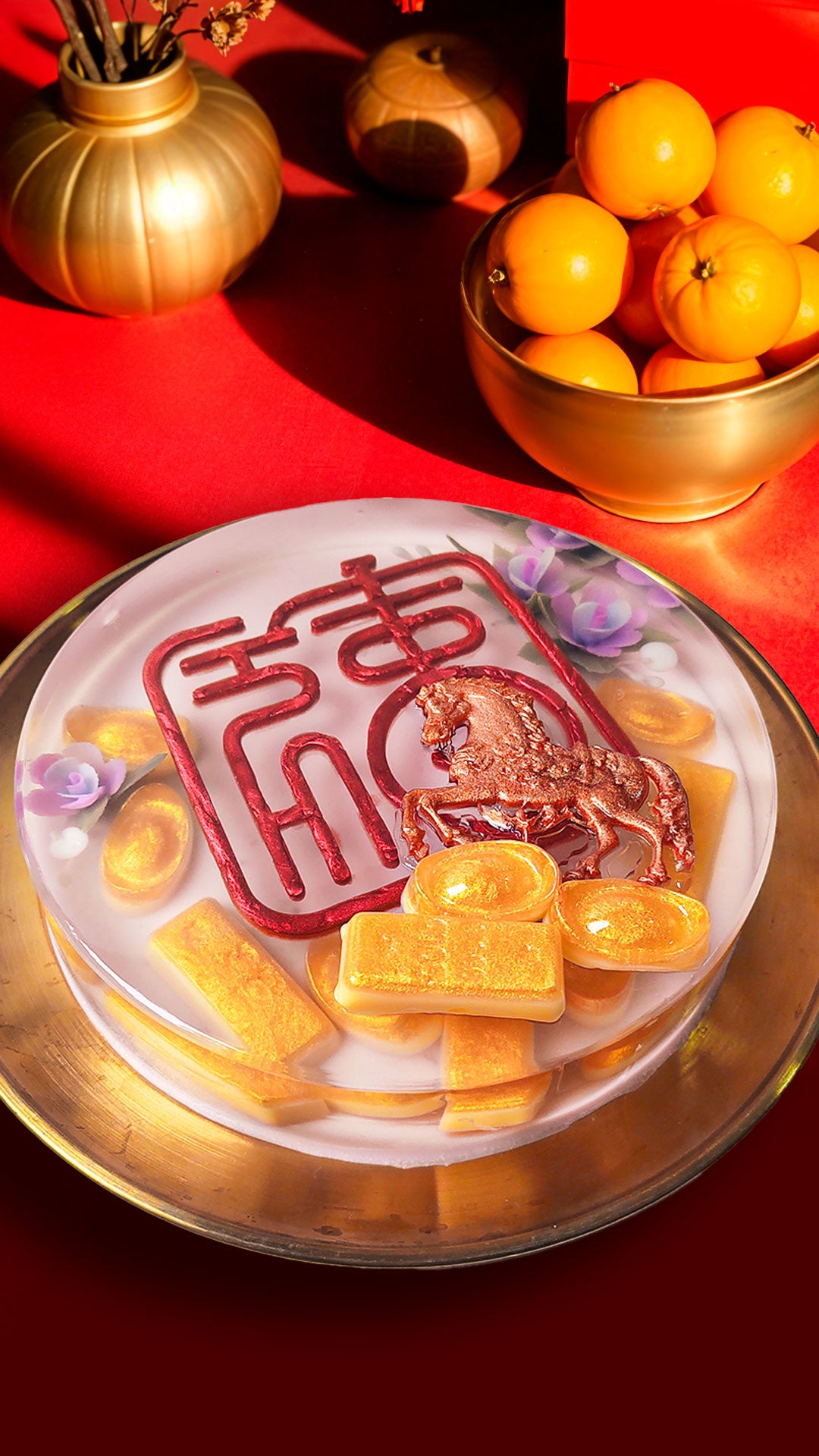 JoyousJellyArt Chinese New Year Collection Lucky Stallion