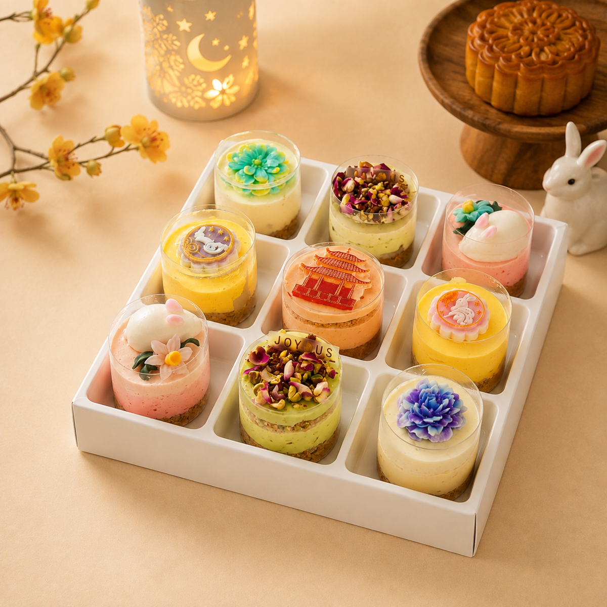 MidAutumn Delights Cheesecake Platter