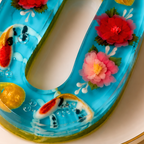 Longevity Koi Pond Number Jelly Cake