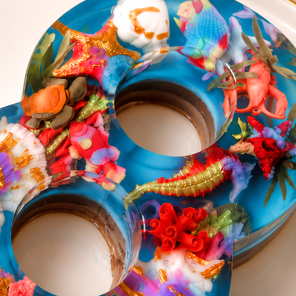 Ocean's Treasures Number Jelly Cake